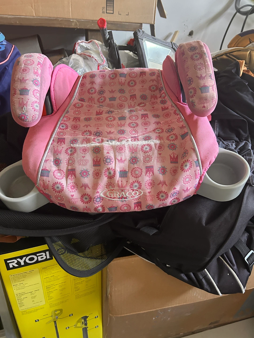 Graco Pink Princess Booster Car Seat