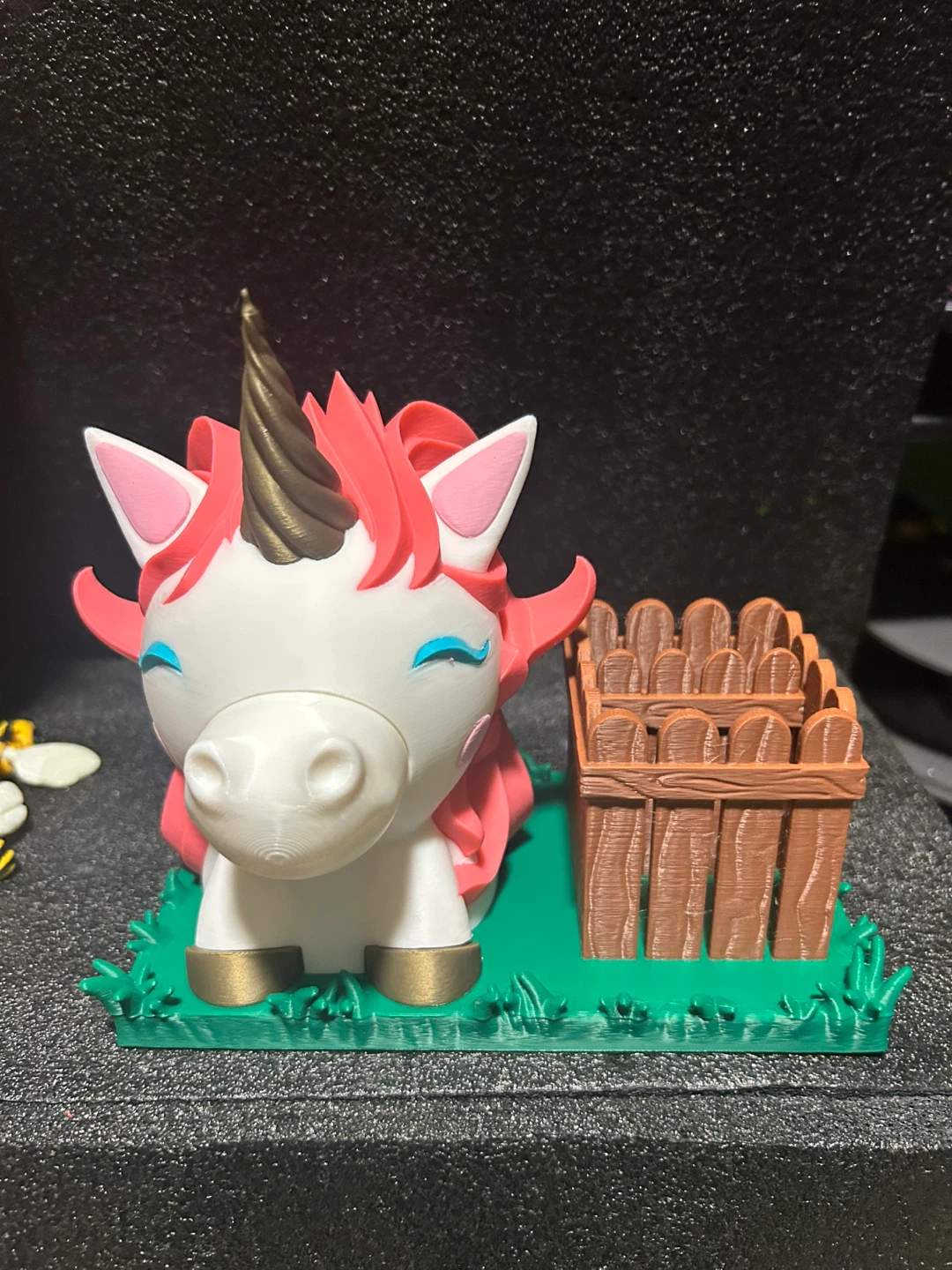 3D Printed Unicorn Figurine pencil holder