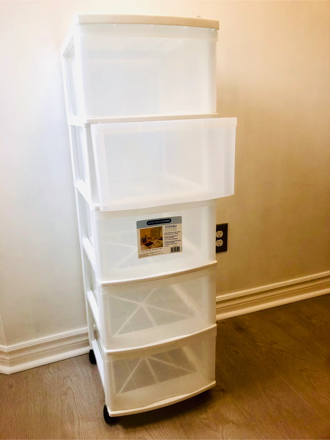 Gracious Living 5-Drawer Storage Unit - photo 2