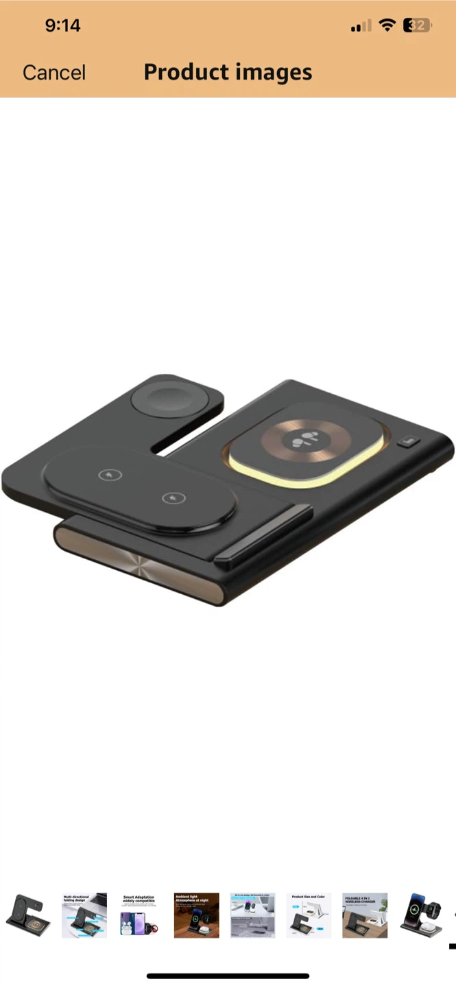 3-in-1 Wireless Charging Station for Phone, Watch, and Earbuds - photo 2