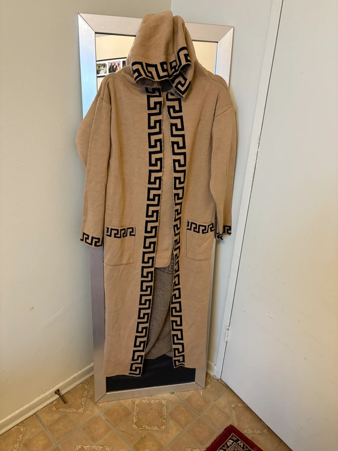 Versace Knit Robe and Pants Set