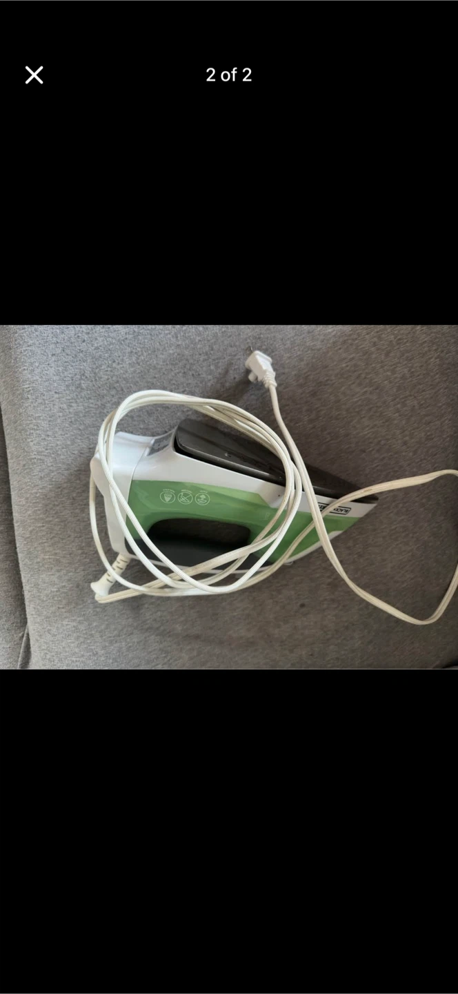 Black & Decker Steam Iron - Green/White