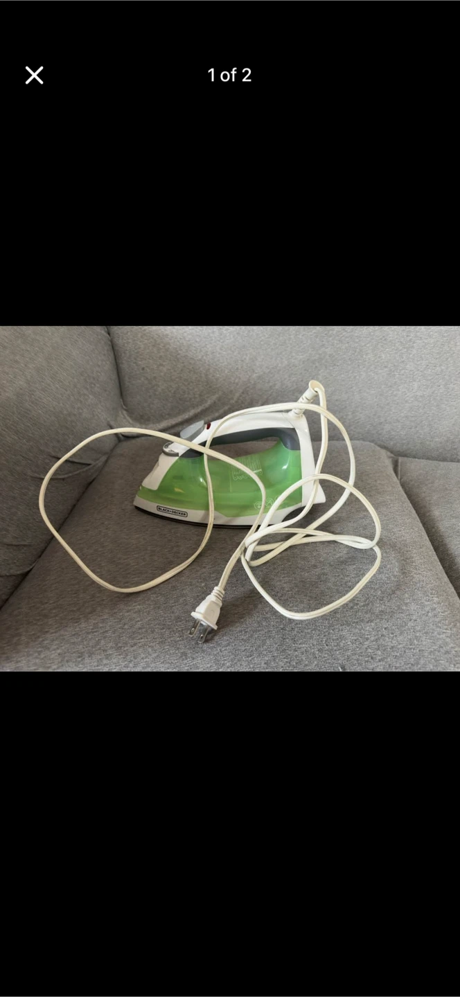 Black & Decker Steam Iron - Green/White - photo 2