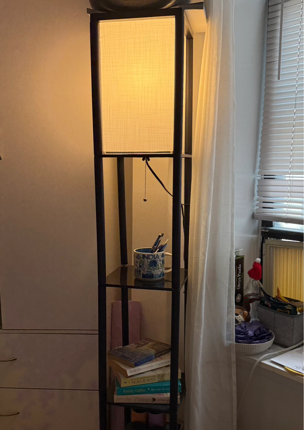 Floor Lamp with storage shelves - photo 2