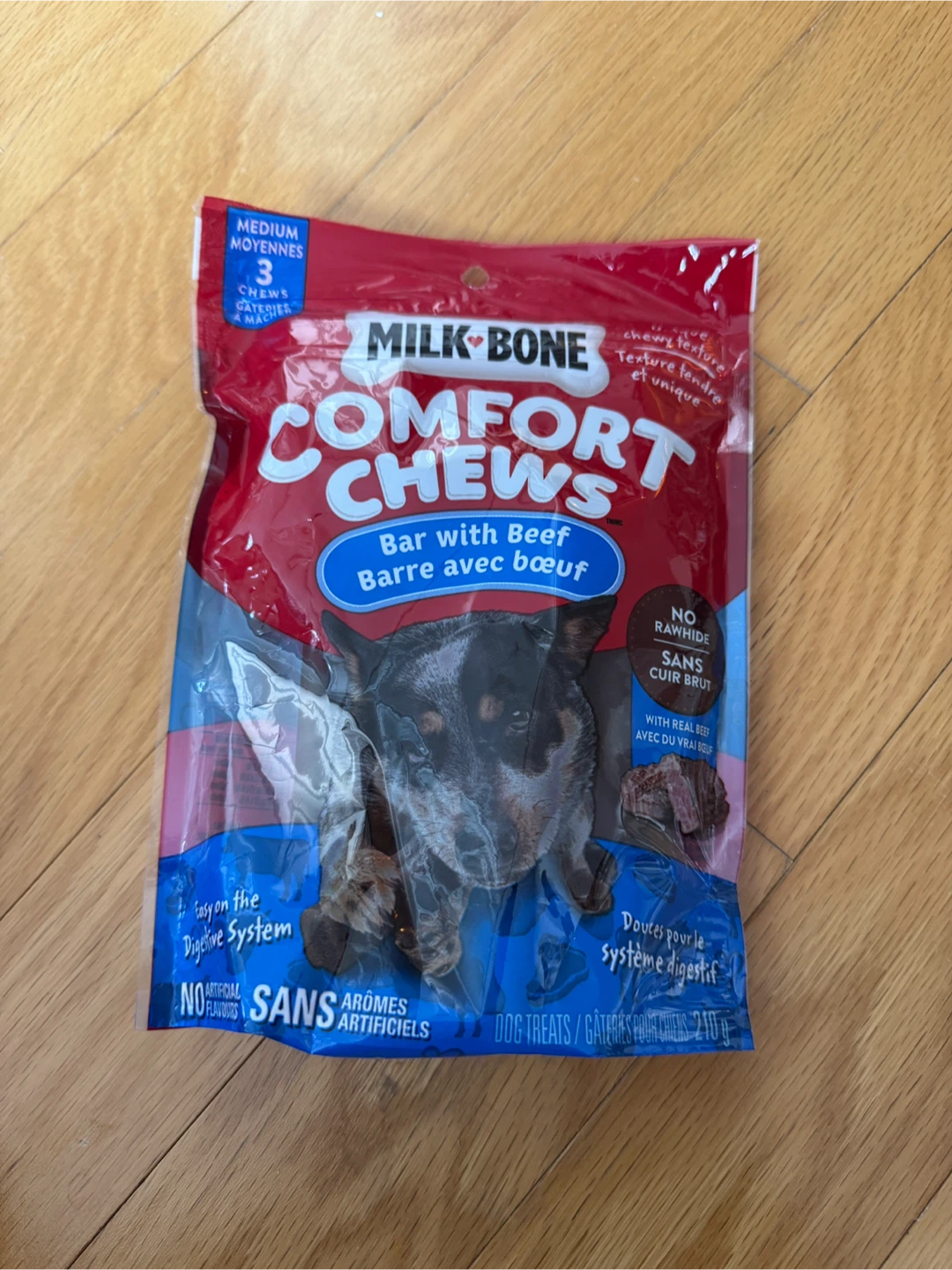 Milk Bone Comfort Chews Dog Treats - Medium, 3 Count