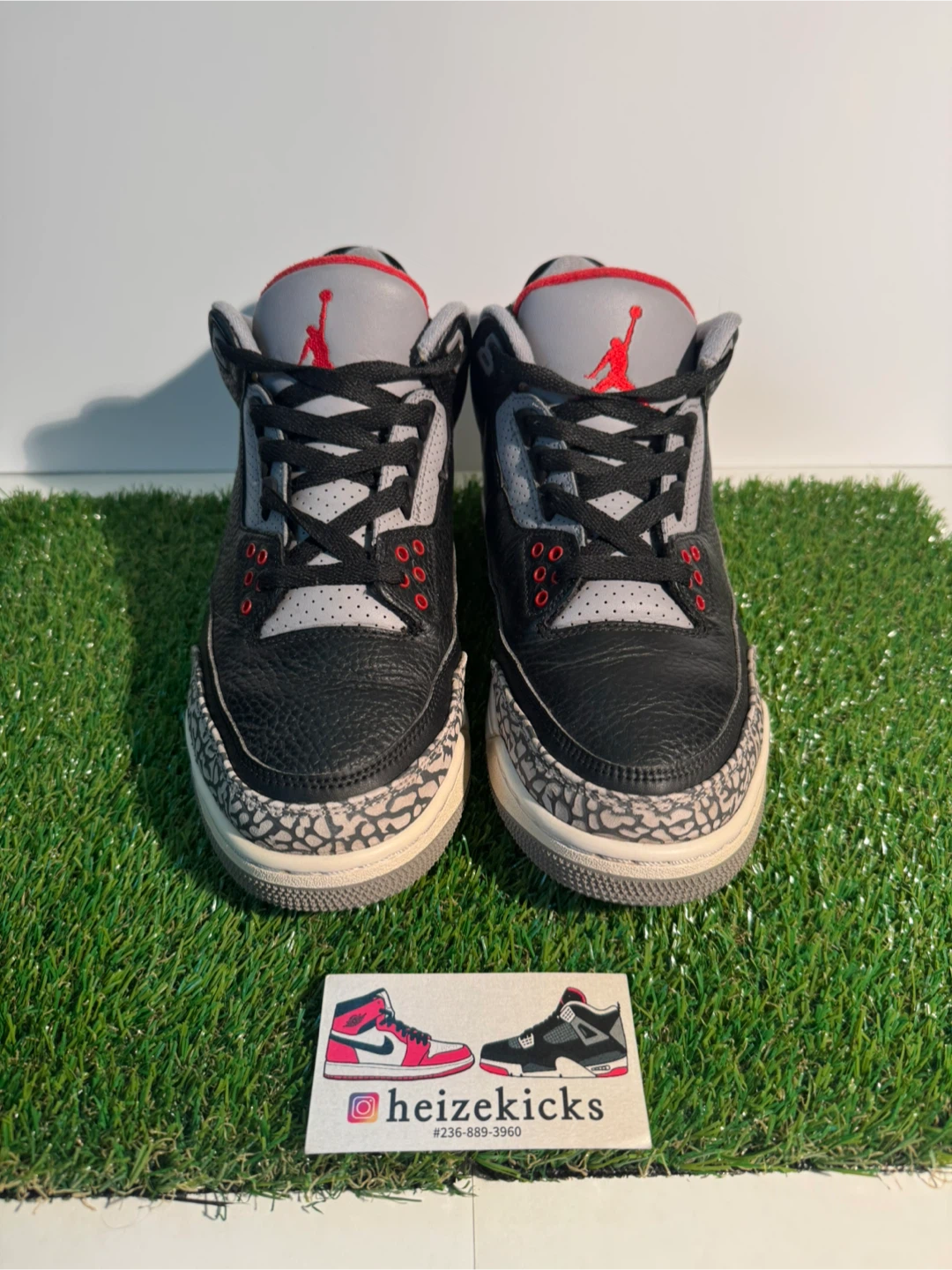Jordan 3 Black Cement size 8.5 - photo 2