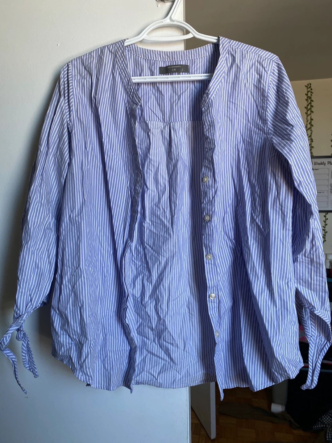 Denver Hayes Striped Button-Up Blouse L/G