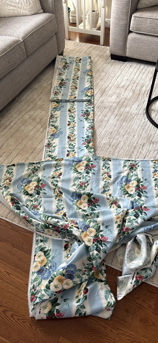 9.5 metres, 136cm (54”) wide,drapery fabric