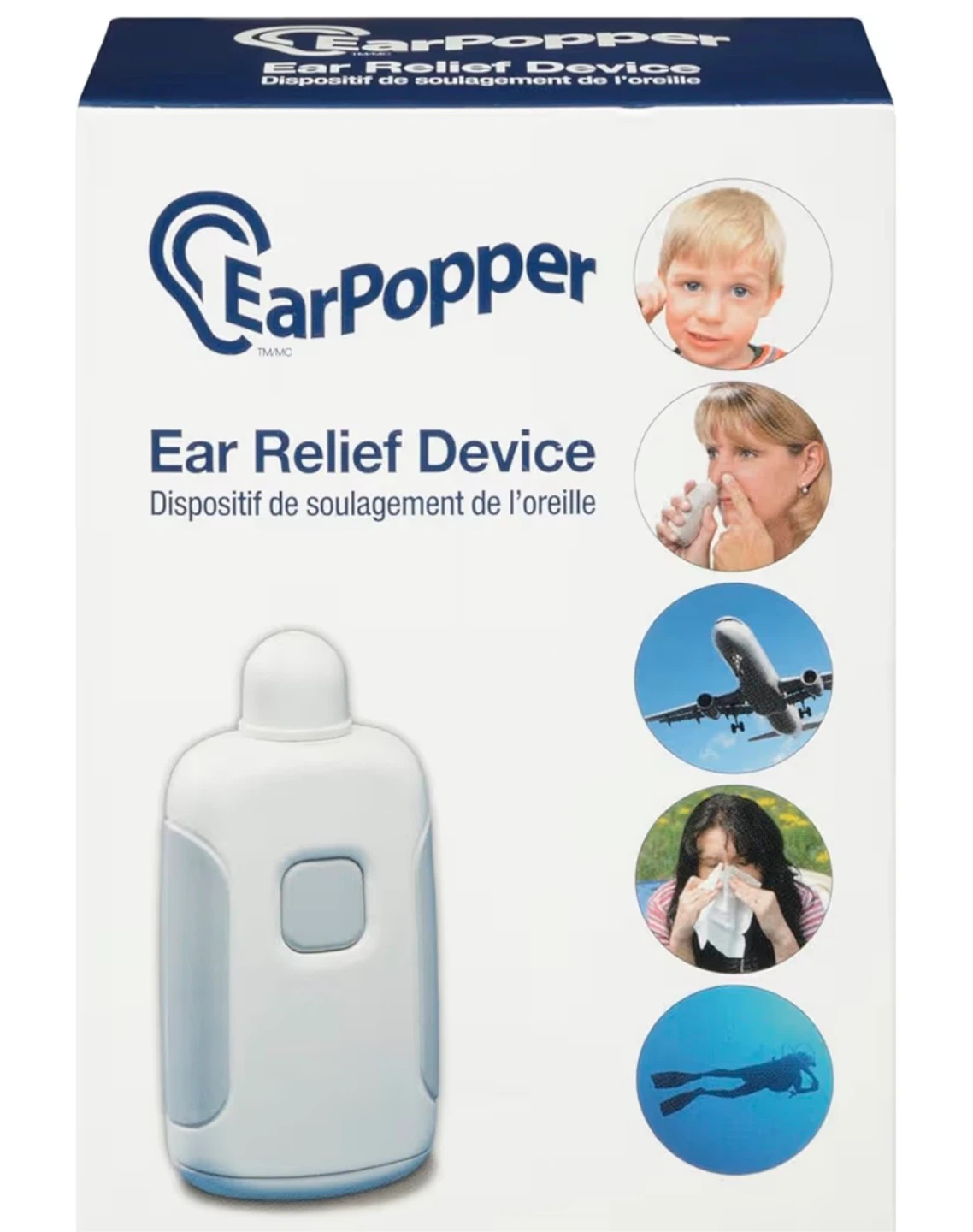 EarPopper Home Version - Ear Pressure Relief Device NEW
