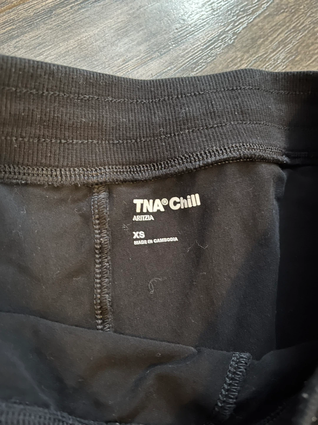 Aritzia TNA Chill Black Wide Leg Pants - photo 2