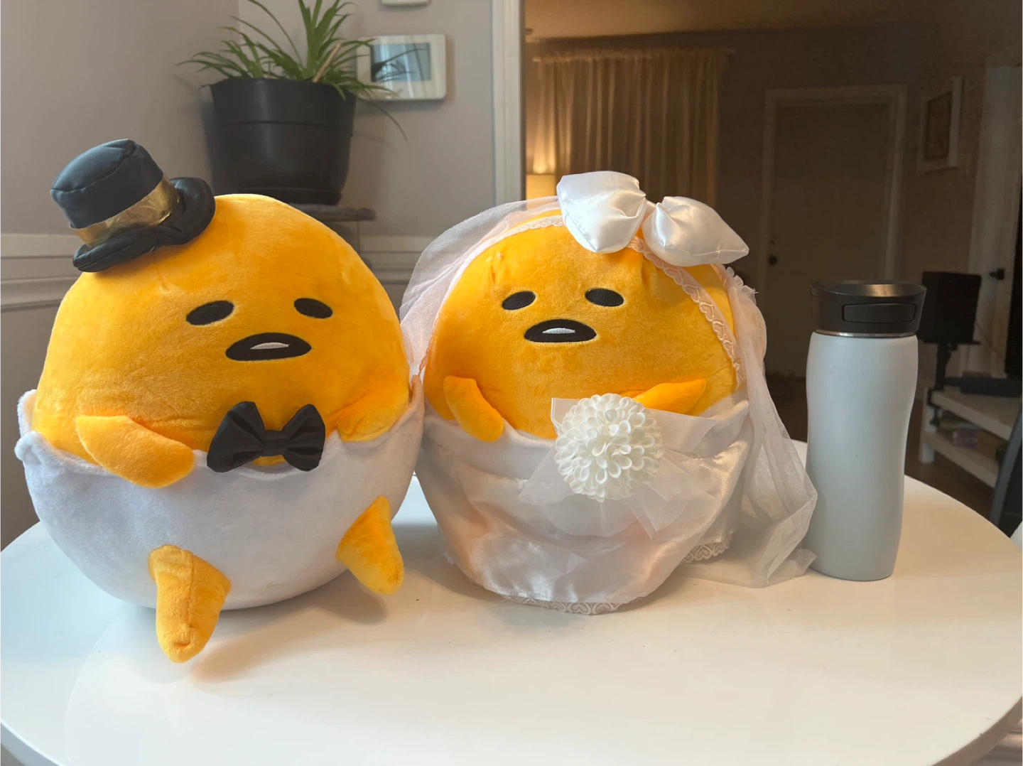 Gudetama Wedding Plush Set