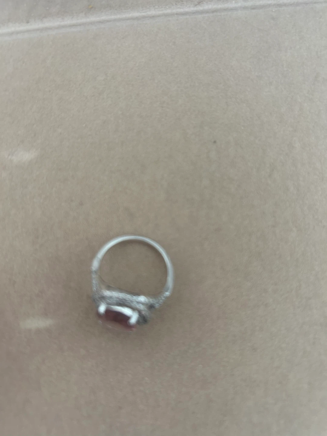 Purple stone ring - photo 2