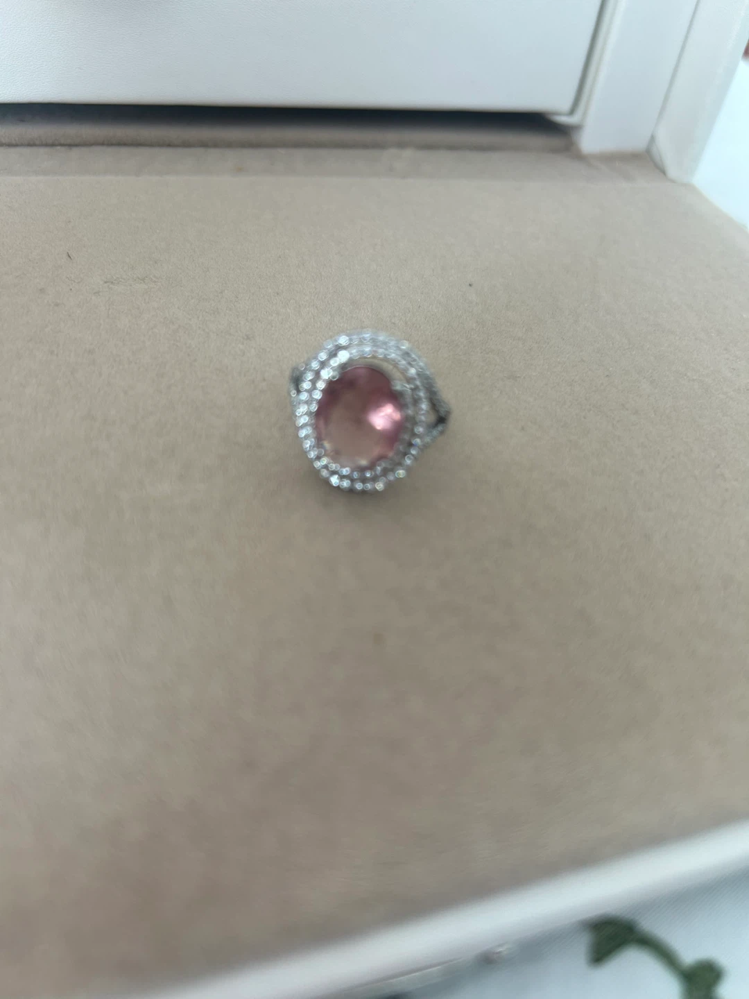 Purple stone ring