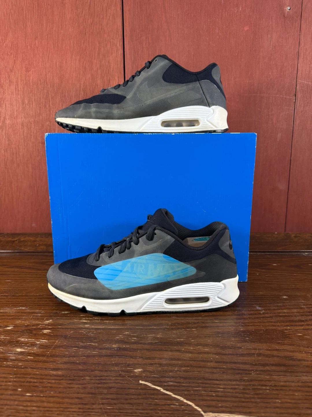 Nike Mens Air Max 90 NS Black Casual Shoes Sneakers Size US 10.5