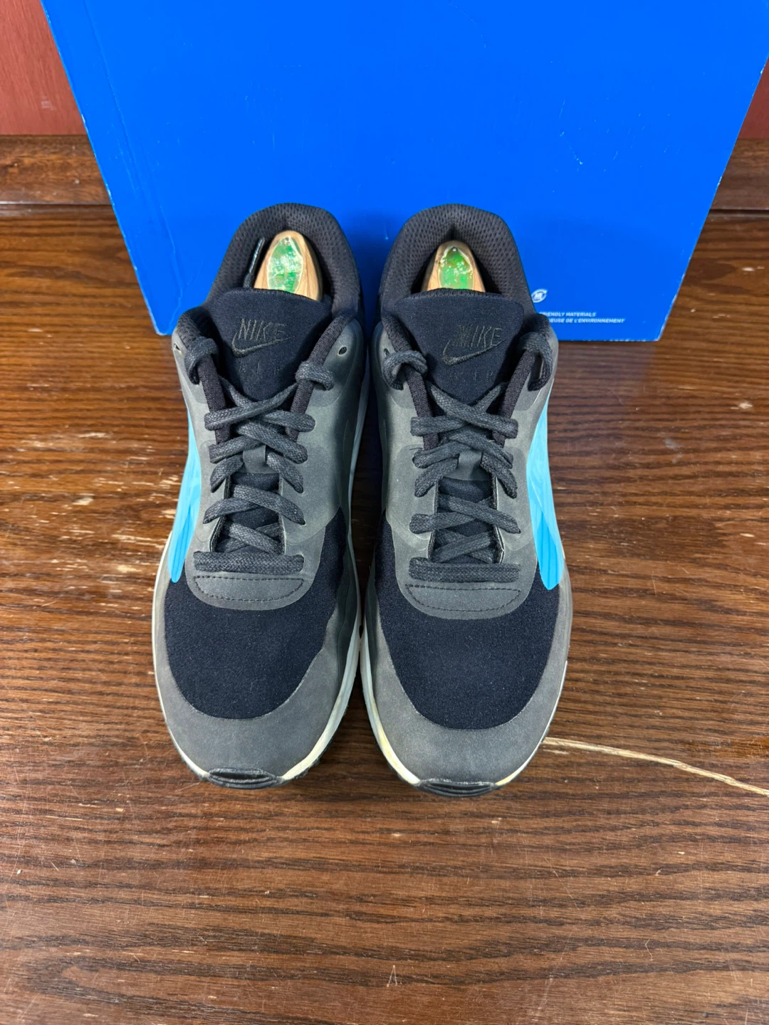 Nike Mens Air Max 90 NS Black Casual Shoes Sneakers Size US 10.5 - photo 4