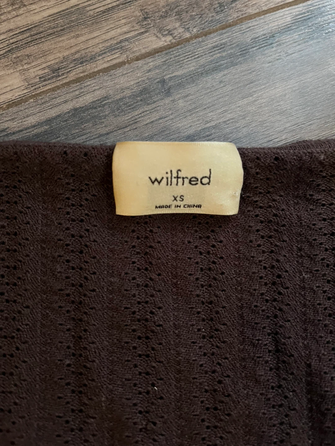 Wilfred Brown Knit Sweater - XS - photo 2
