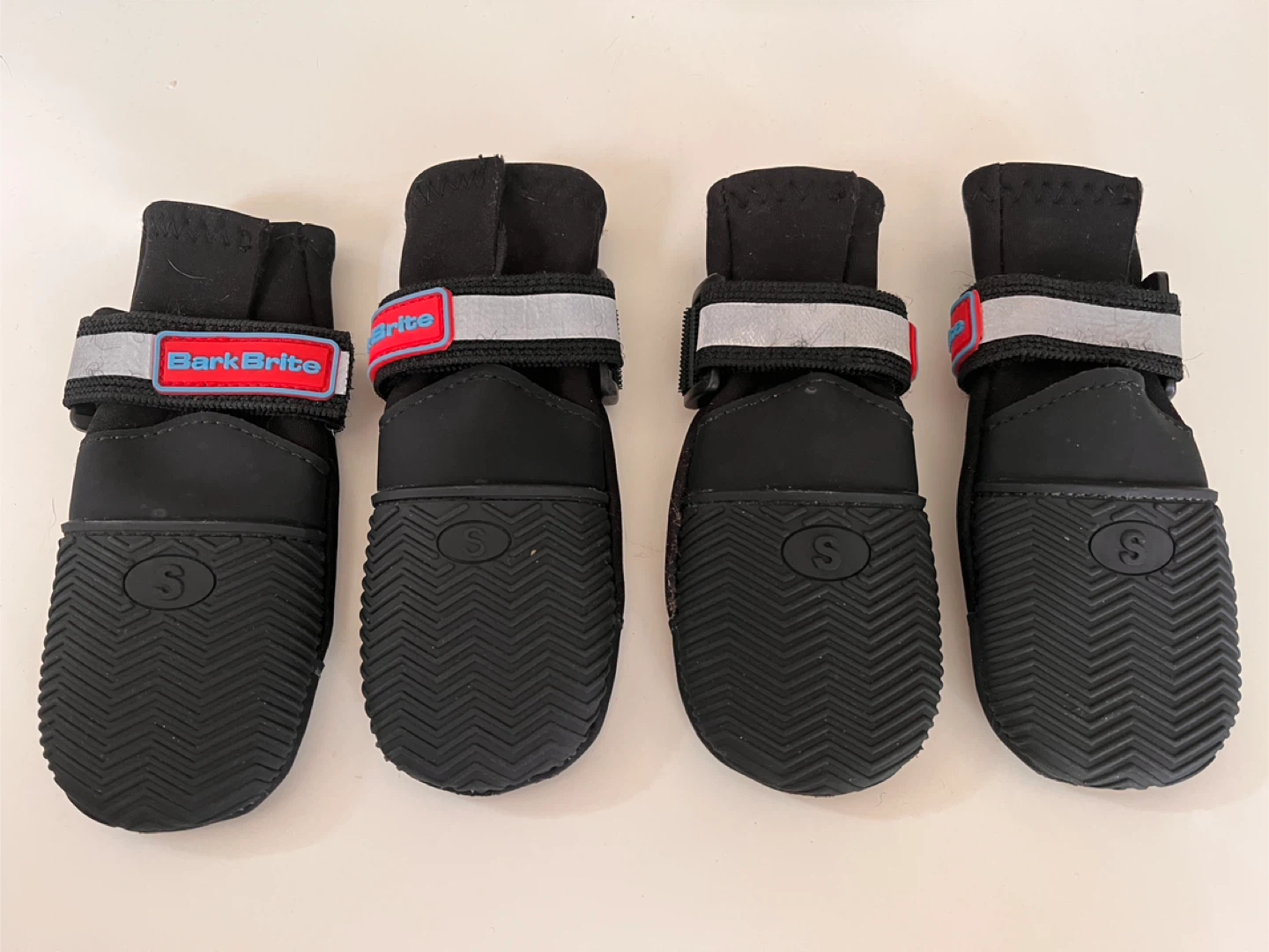 Bark Brite Neoprene Dog Boots, Black, Small - photo 3