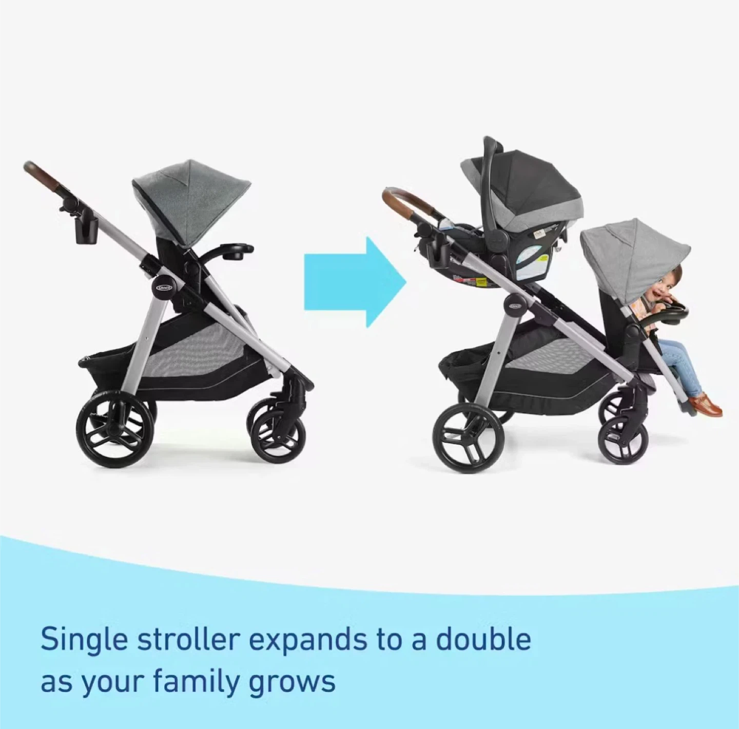 Brand new! Graco Modes Duo Double Stroller Travel System - photo 5