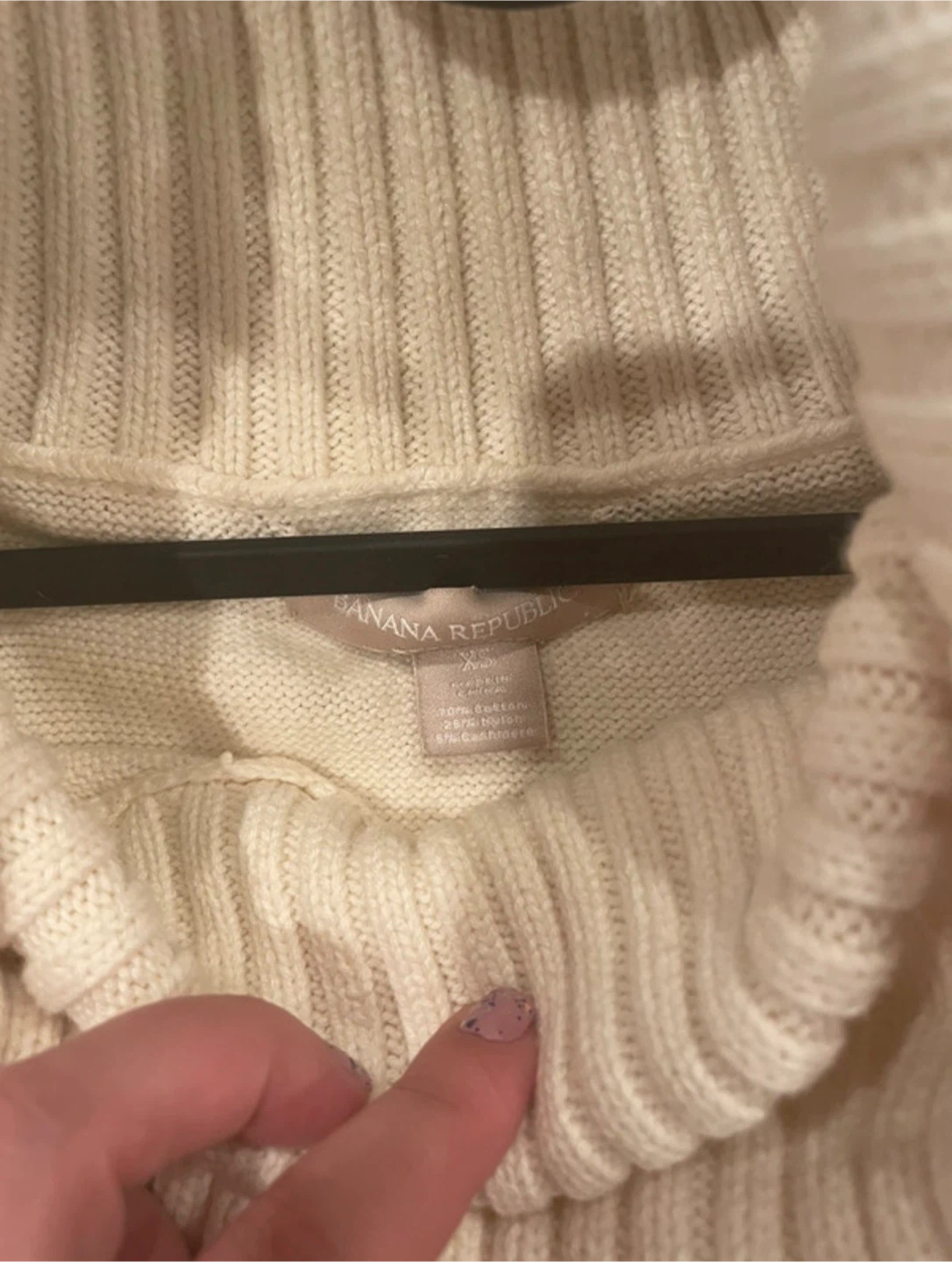 Banana Republic Cream Cowl Neck Sweater - photo 5