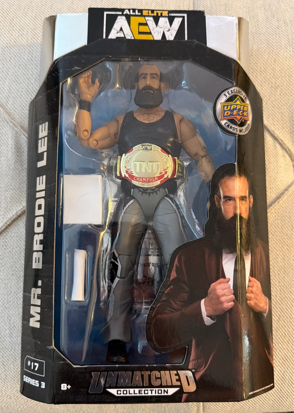 (New) AEW Unmatched Collection Mr. Brodie Lee S3 Action Figure
