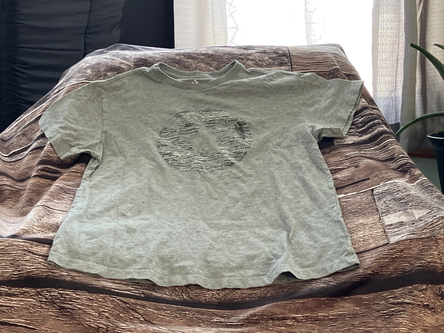 Converse T-Shirt Grey Star Logo Size XS