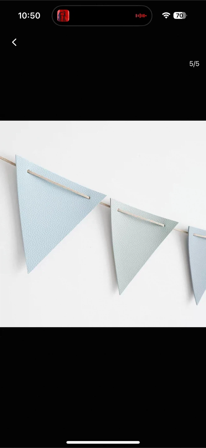 Triangle Bunting Banner - photo 3