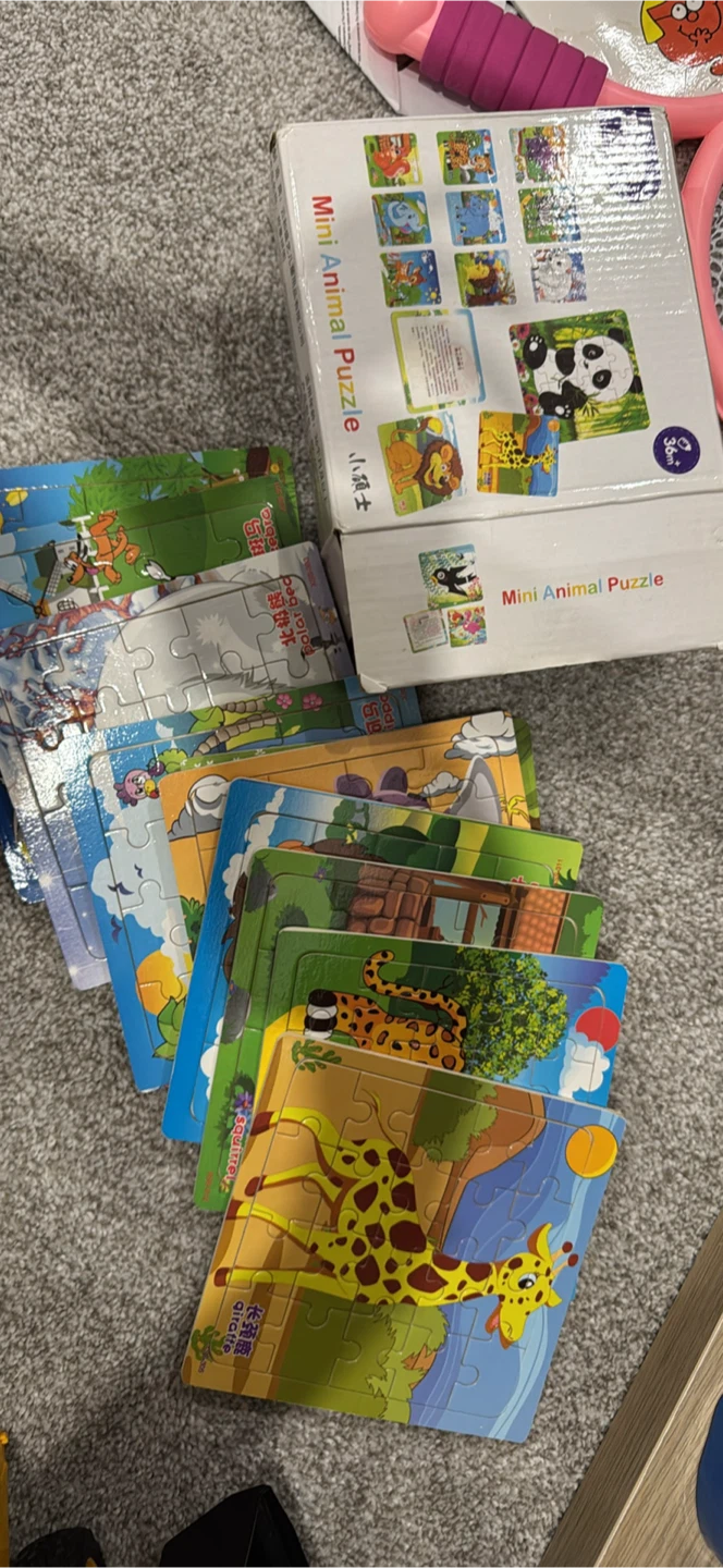 Mini Animal Puzzles (Set of 11)