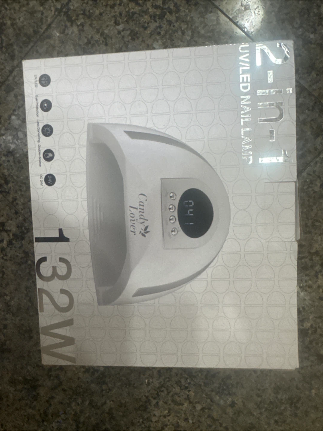 Candy Lover 132W Smart 2.0 UV LED Nail Lamp - White