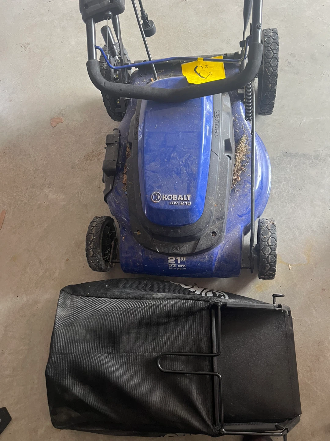 Kobalt KM 210 Corded Lawn Mower 3-IN-1 21" (53cm) Deck