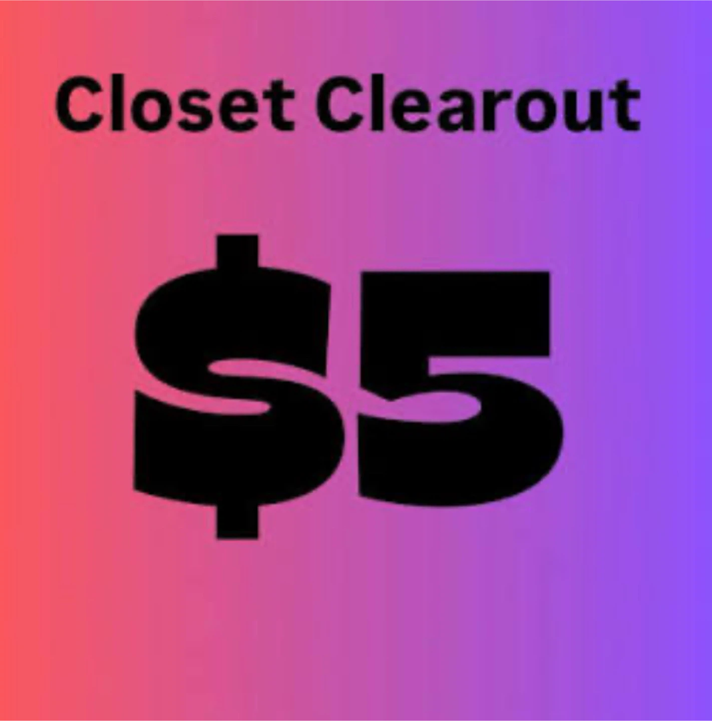 $5 Closet Clearout (Banana Republic, Guess and more)