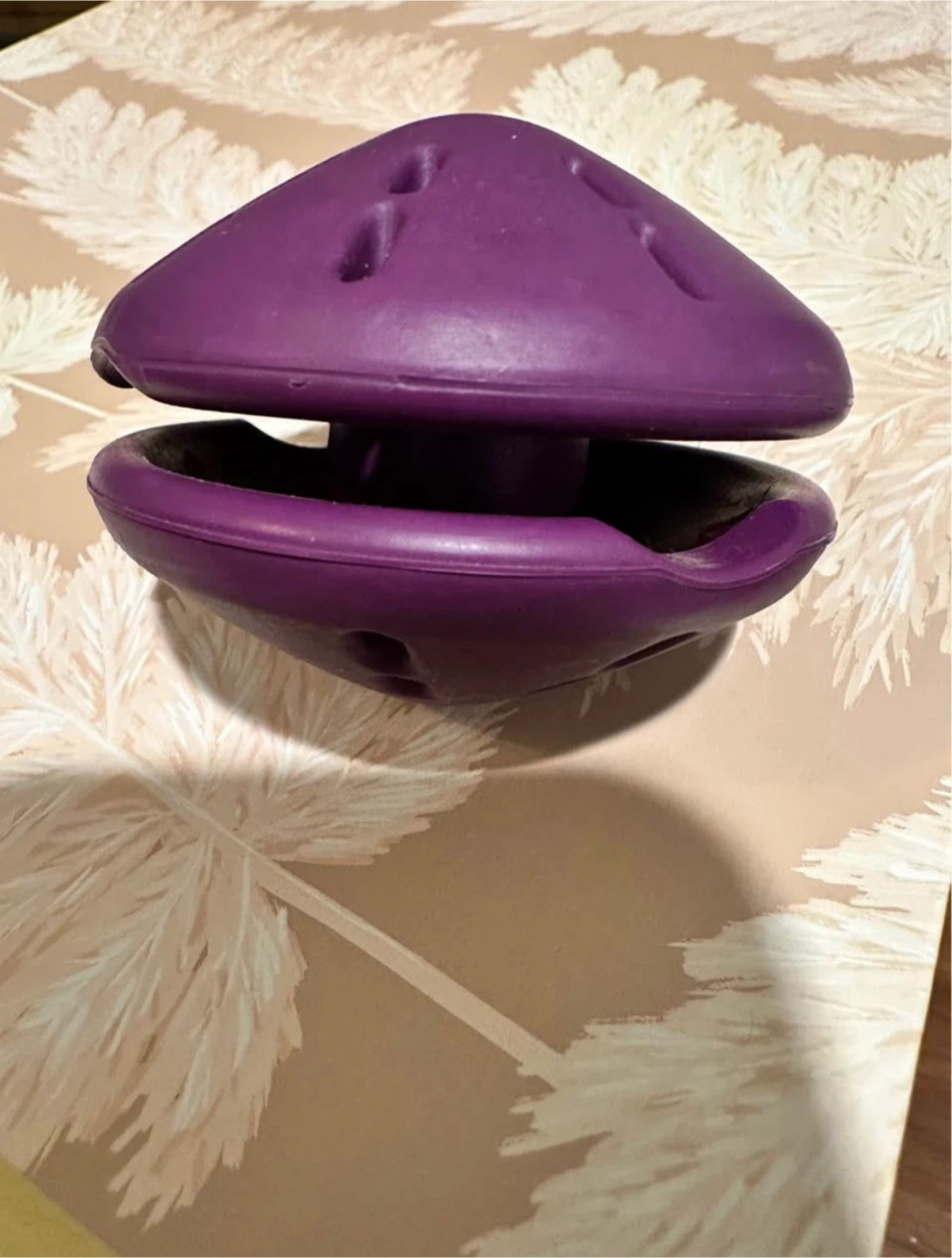 New Purple Dog Treat Dispensing Toy