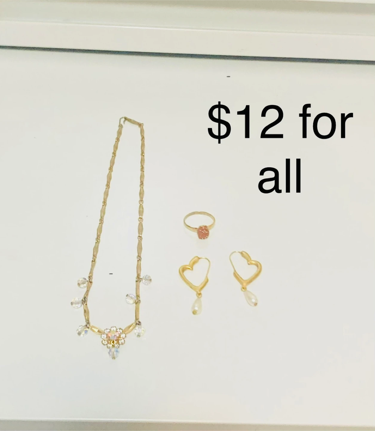 Costume Jewelry Necklace, Bracelet, Ring - photo 2