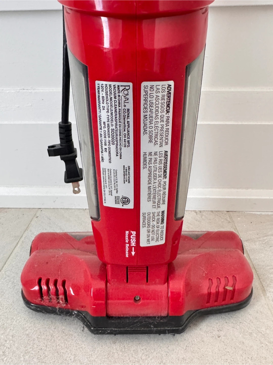 Dirt Devil QuickPath Bagless Vacuum Red - photo 3