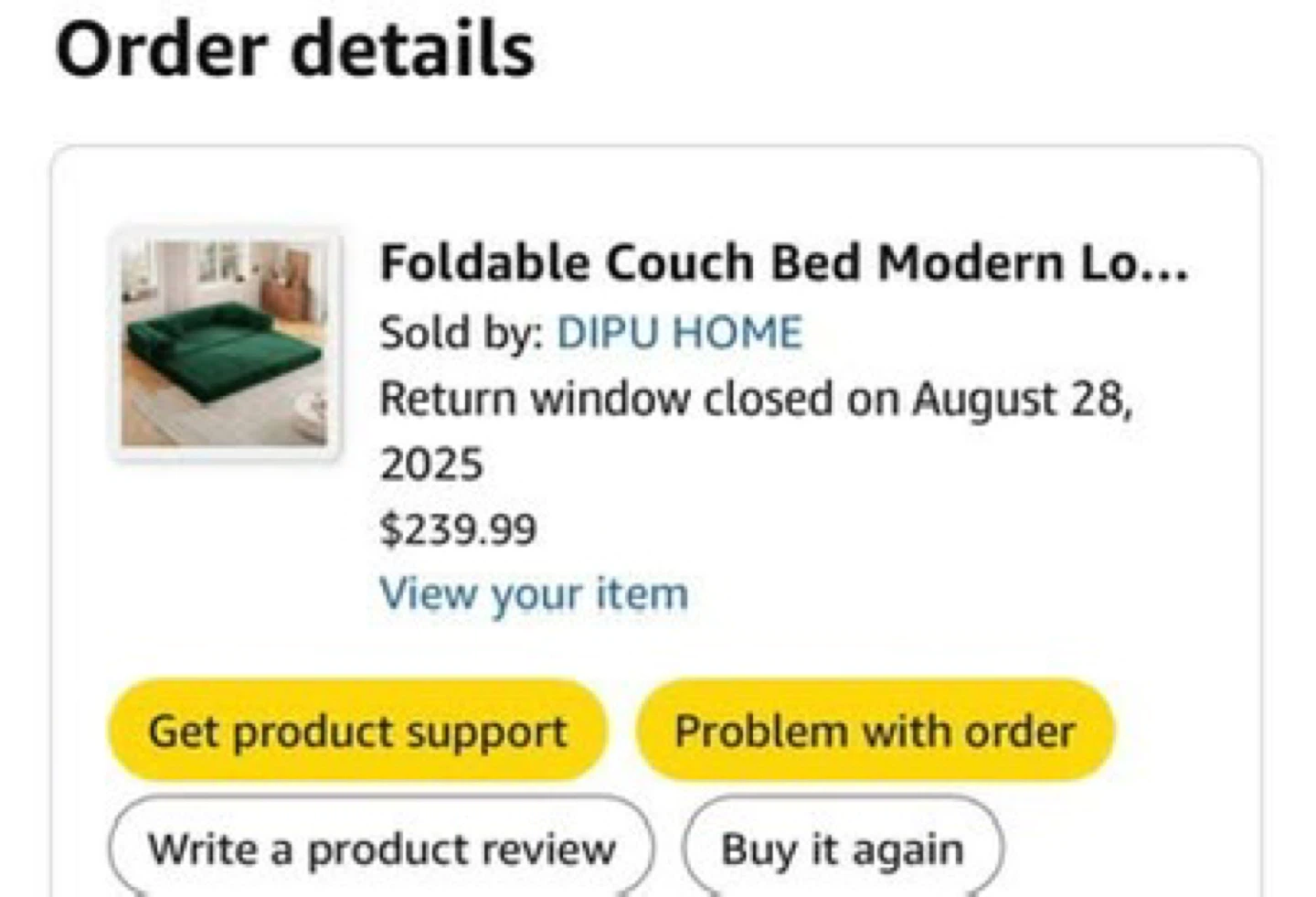 Moving Sale: Convertible Sleeper Sofa Bed - photo 2