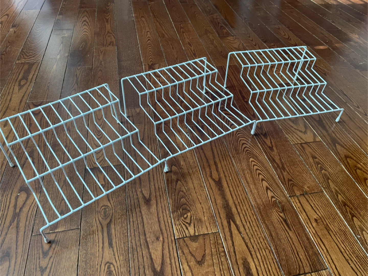 3 White Wire Tiered Shelf Organizer 🧡