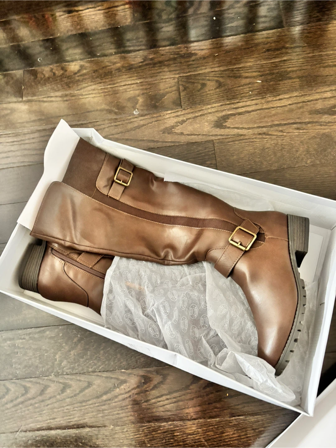 Steve Madden Brown Faux Leather Knee-High Boots - photo 2