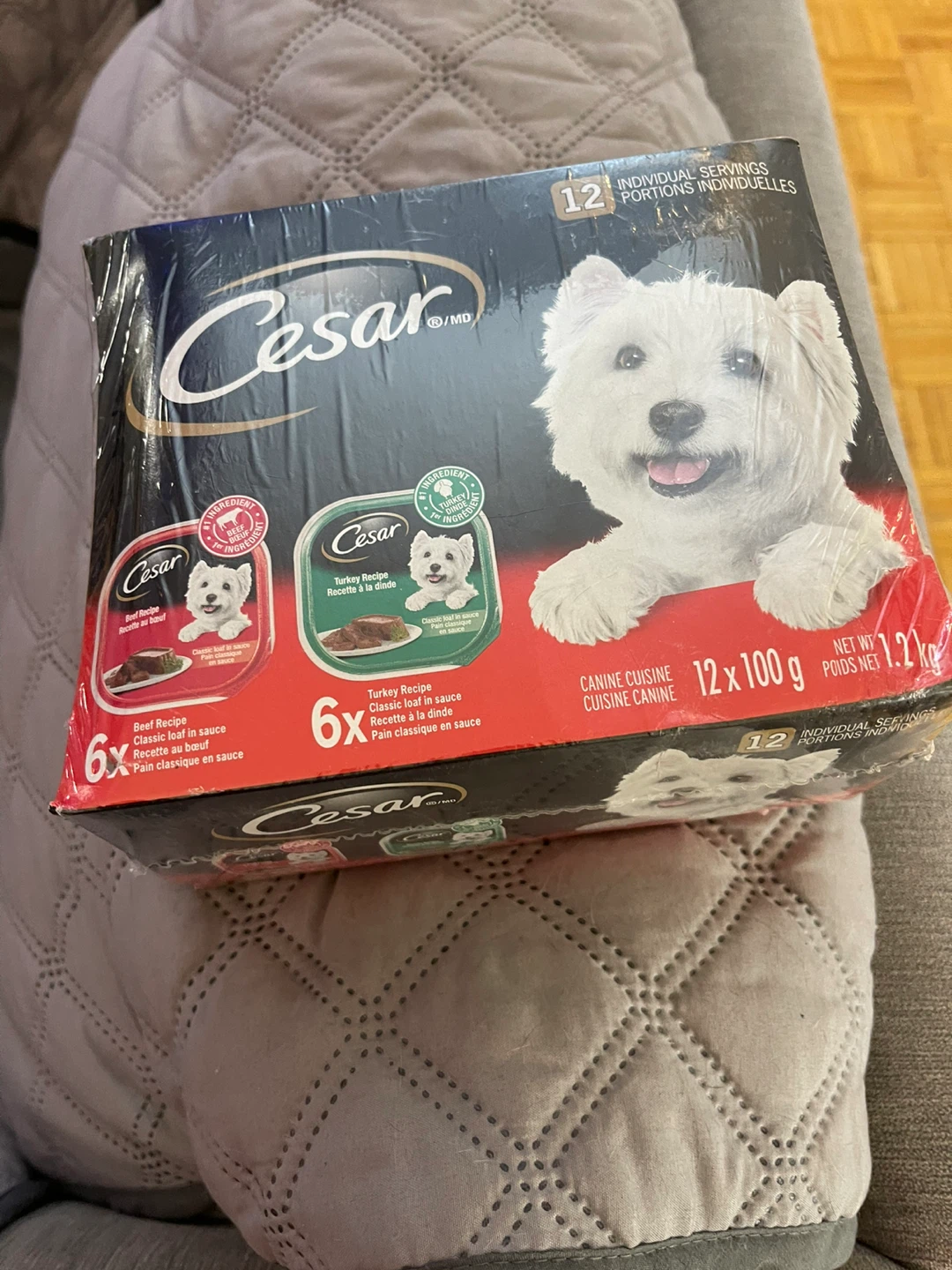 Cesar Dog Food Variety Pack - 12 x 100g Portions