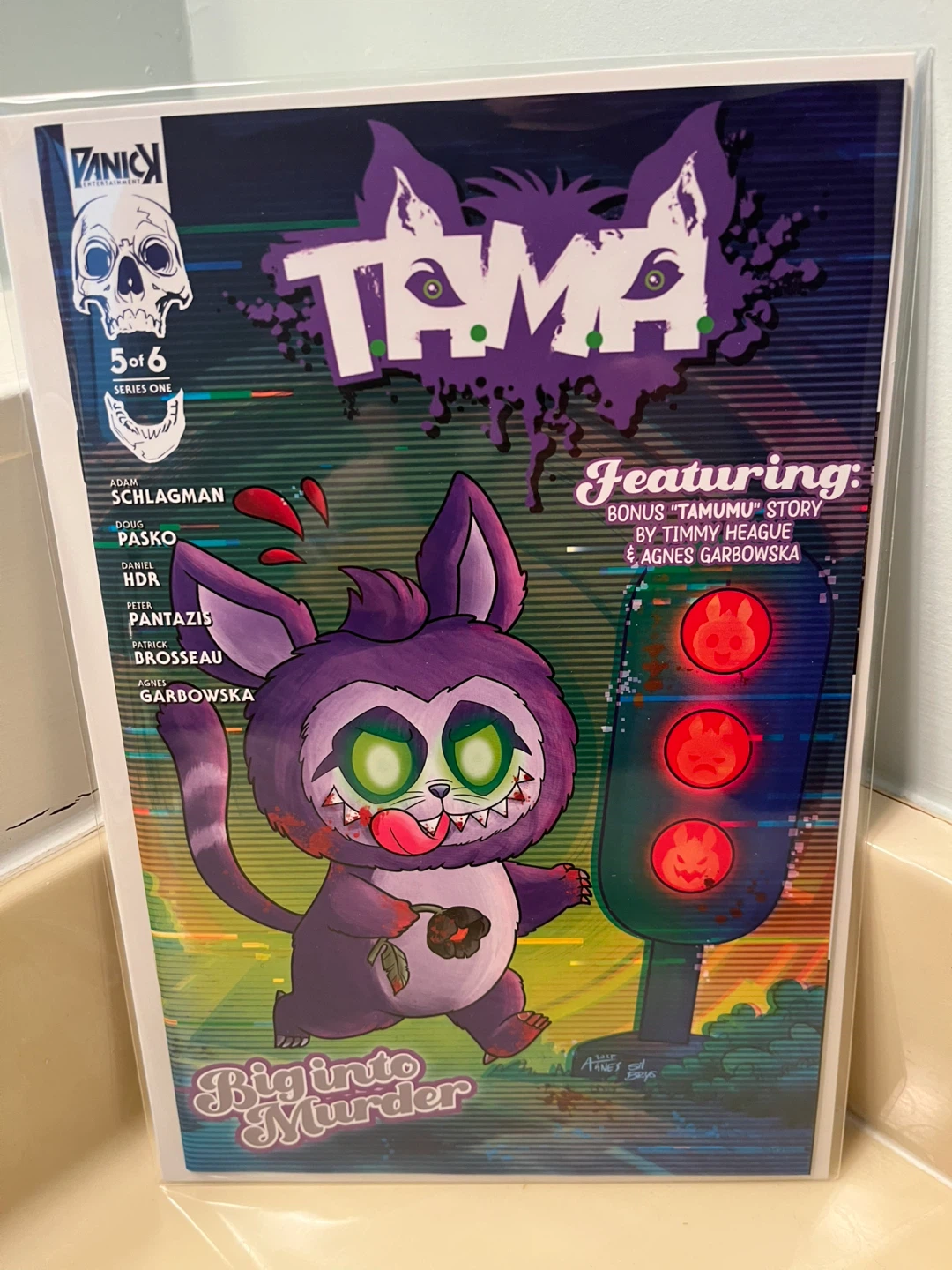 T.A.M.A. #5 Labubu Variant Cover Comic Book