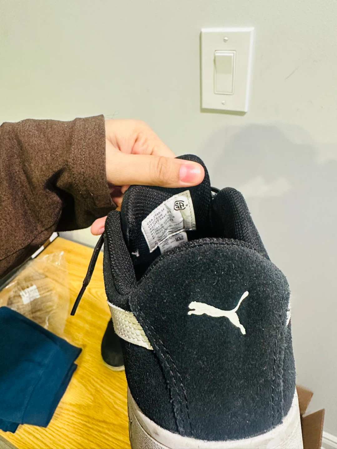 Puma Black Suede Composite Toe Safety Shoes - photo 2