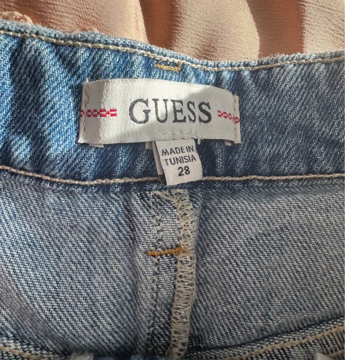 GUESS Denim Mini Skirt Size 28 - photo 3