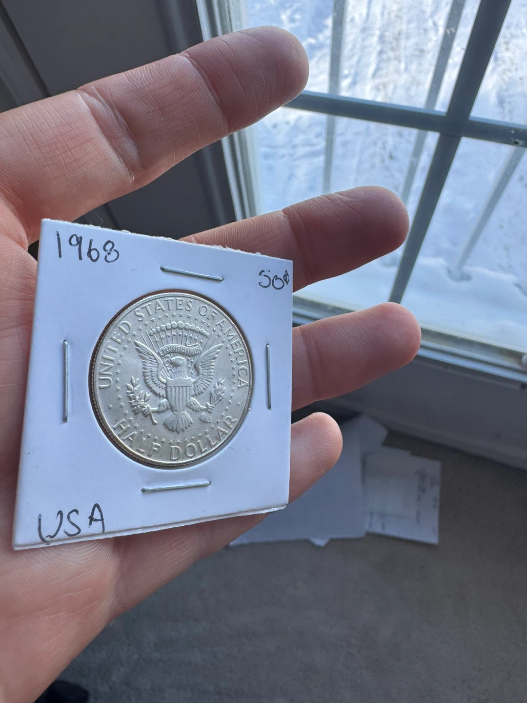 1968 United States Kennedy Half Dollar Coin - photo 3