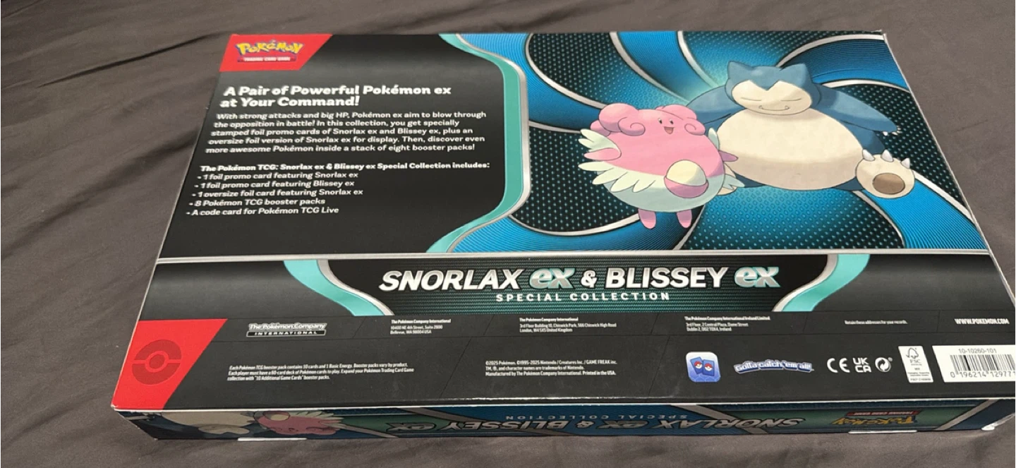 Pokémon Snorlax EX & Blissey EX Special Collection - photo 2