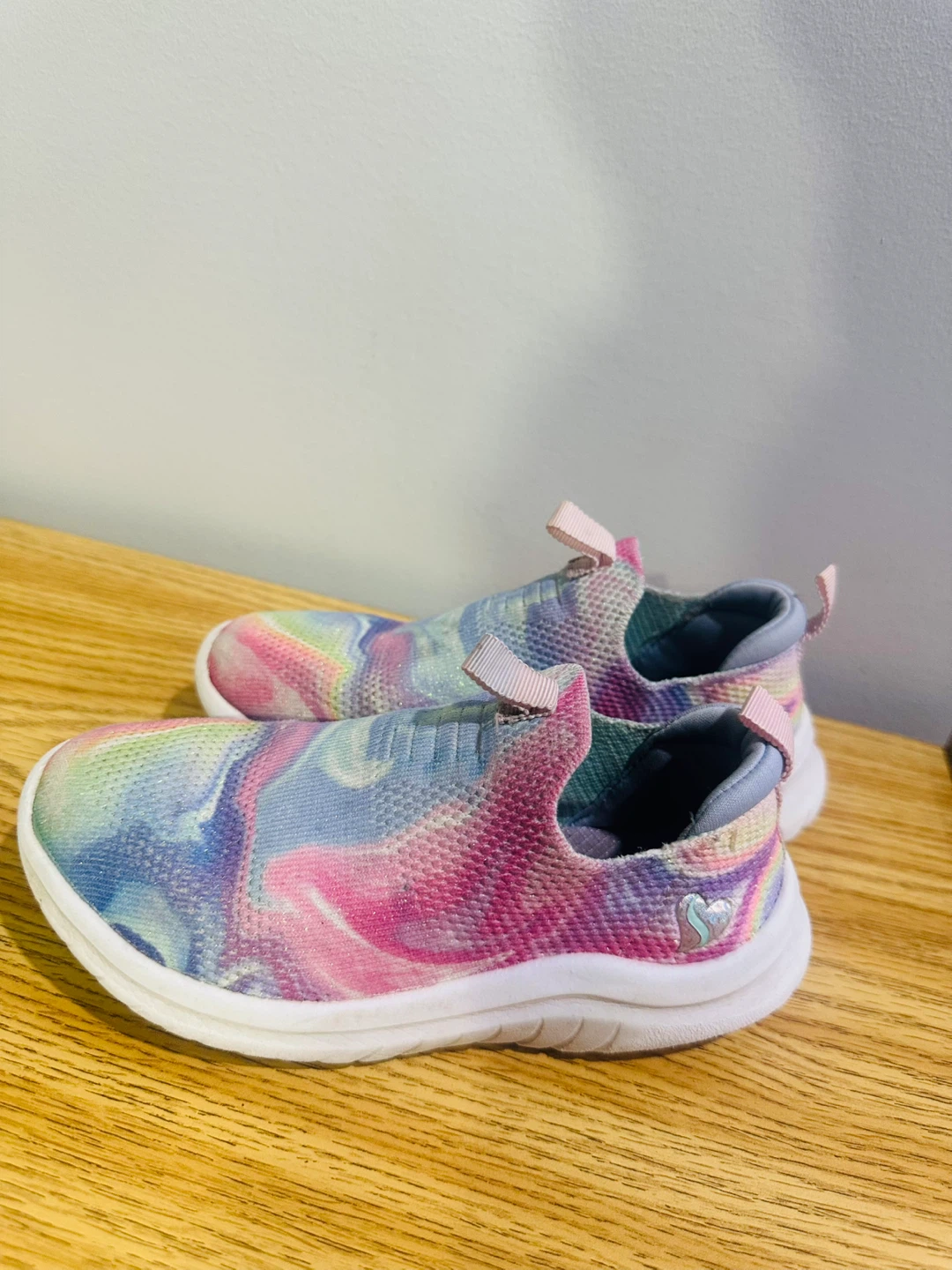 Skechers Kids Slip-On Rainbow Swirl Shoes