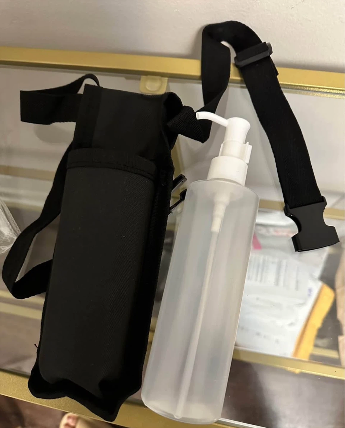 New Massage oil bottle and belt