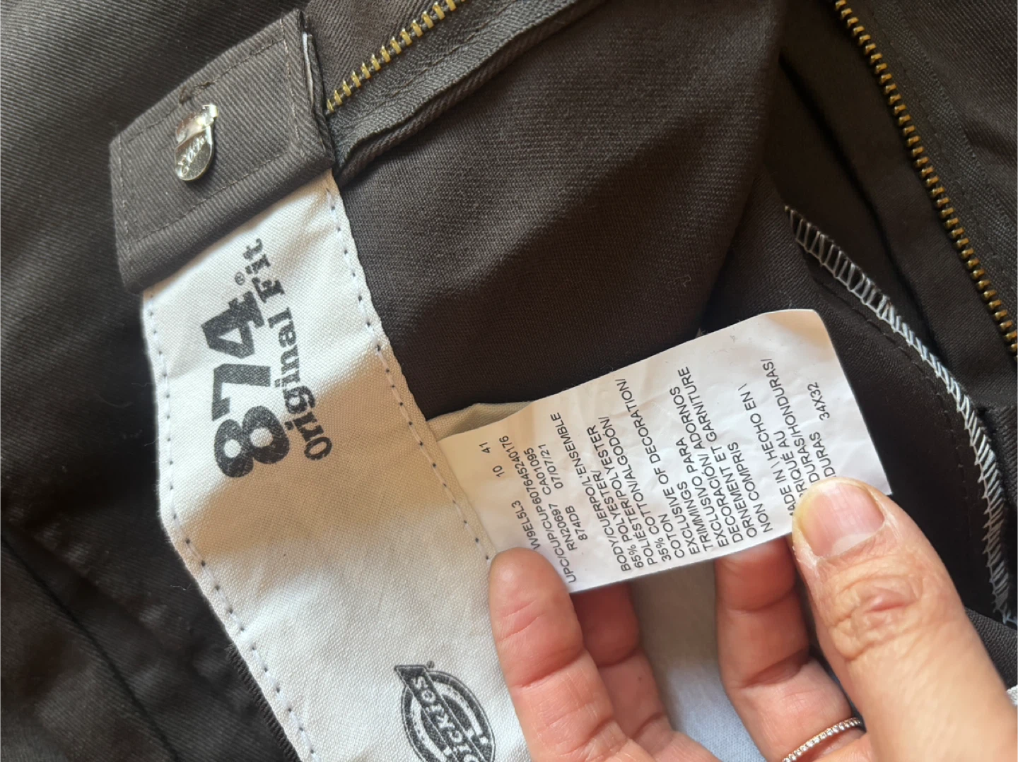 Dickies 874 Original Fit Work Pants - Brown - photo 4