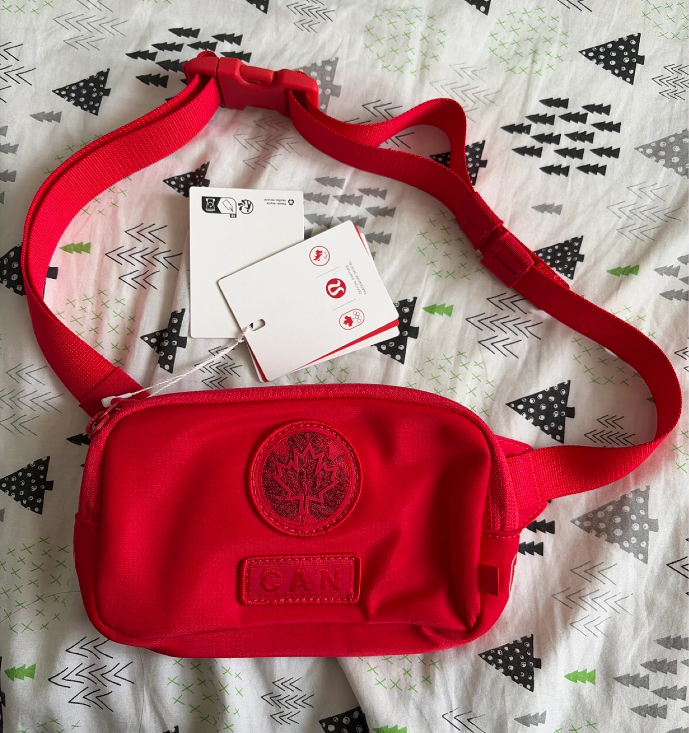 Lululemon Red Mini Belt Bag