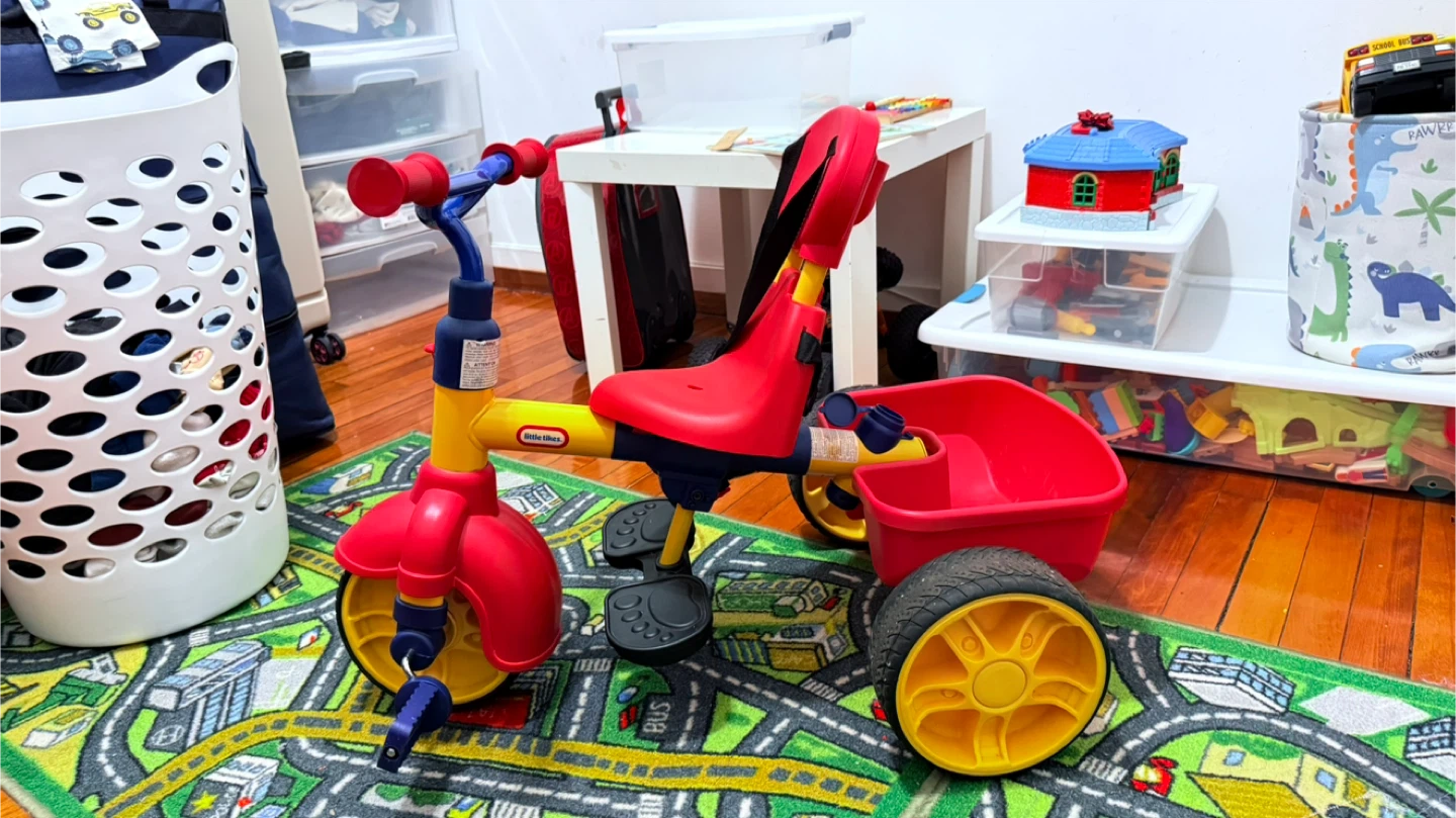Little Tikes Red and Blue Tricycle with Basket - photo 2