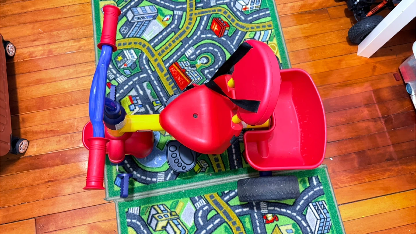 Little Tikes Red and Blue Tricycle with Basket - photo 3