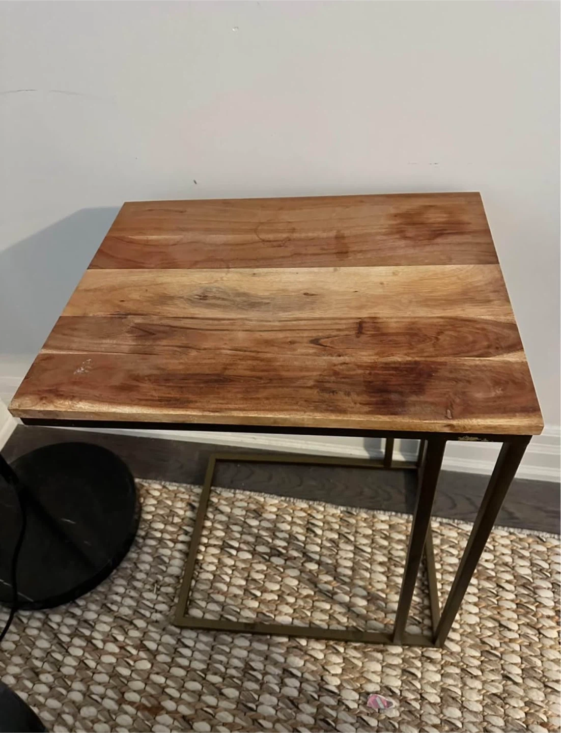 Live Edge Wood C-Table
