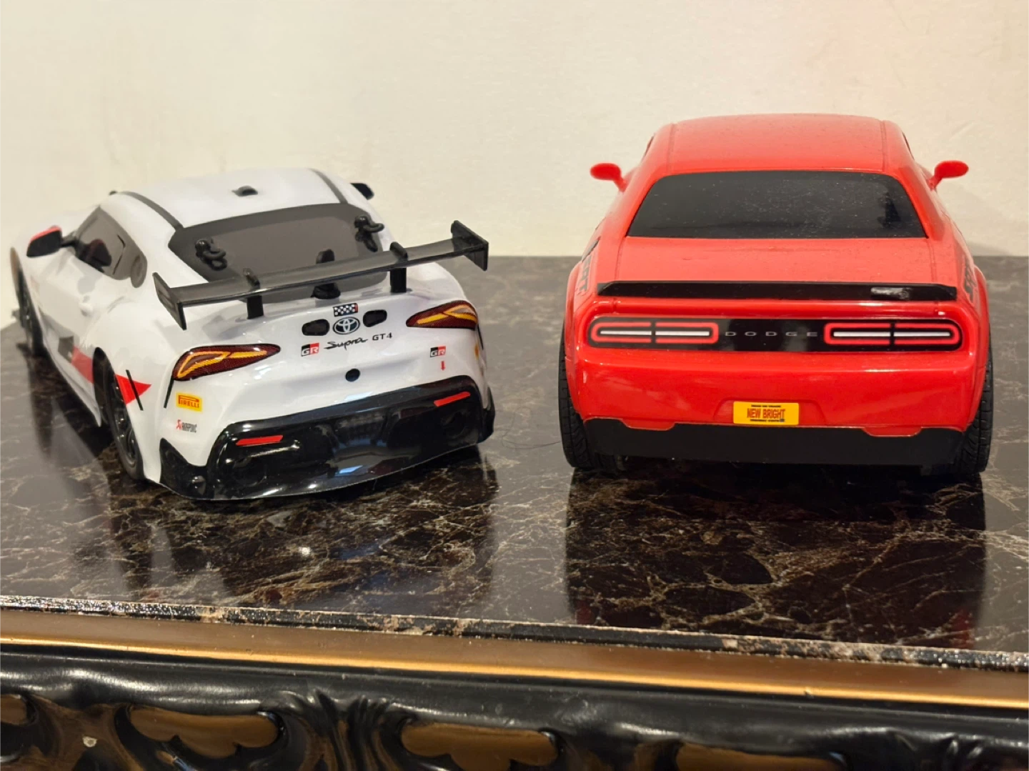 Remote Control Toyota Supra GT4 and Dodge Challenger SRT - photo 2